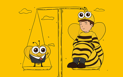 普资金服吉祥物IP设计